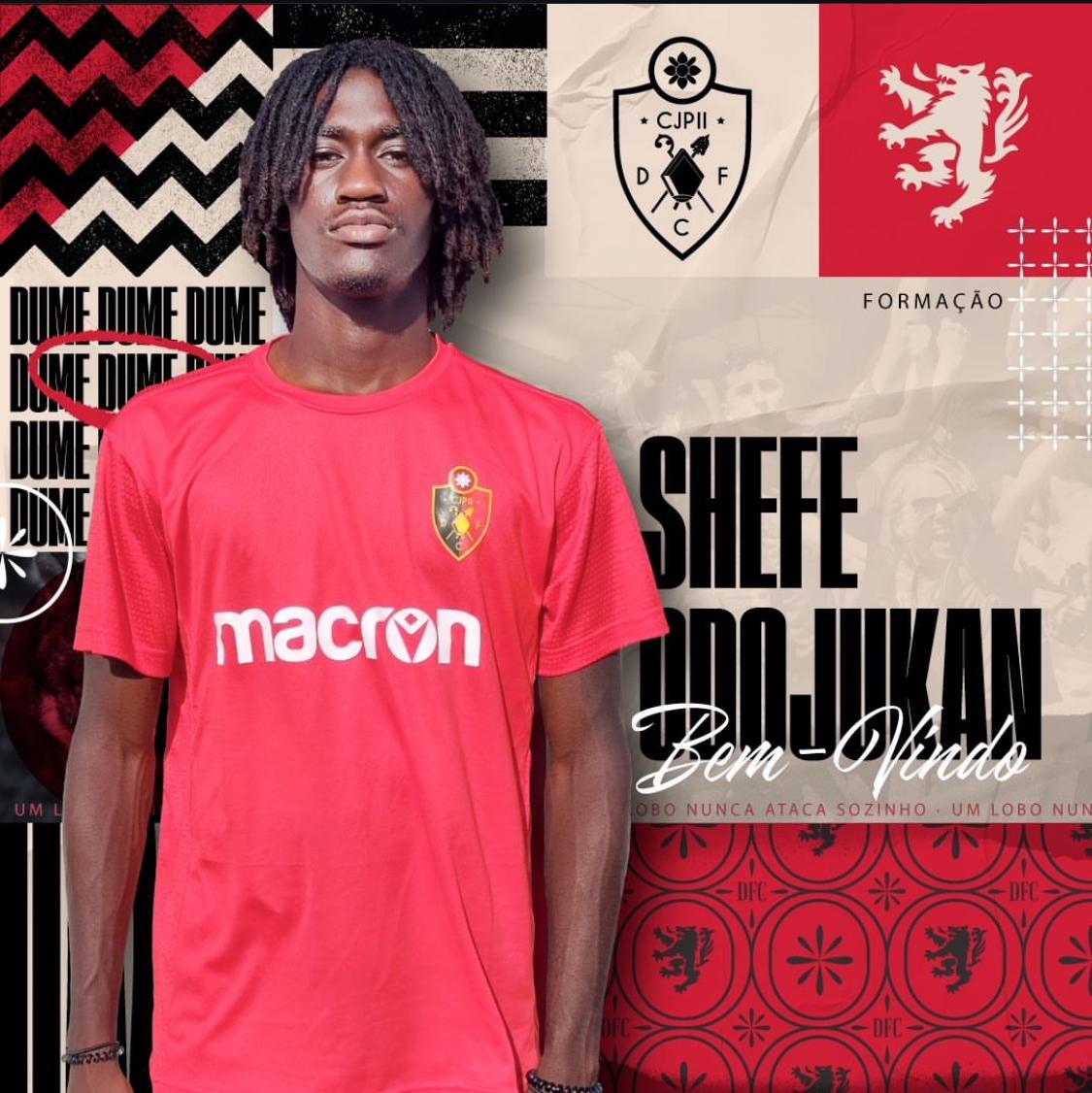 Shefe Shefe odojukan joins Dumiense Futebol clube